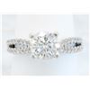 Image 6 : 1.29 ctw Certified Diamond Ring - 14KT White Gold