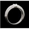 Image 4 : 0.60 ctw Diamond Ring - 18KT White Gold