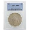 Image 1 : 1896 PCGS MS63 Morgan Silver Dollar