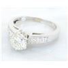 Image 2 : 1.10 ctw Diamond Ring - 14KT White Gold