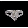 Image 2 : 2.01 ctw Diamond Ring - 14KT White Gold