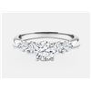 Image 1 : Diamond Ring - 14KT White Gold