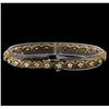 Image 2 : 14KT Yellow Gold 2.23 ctw Diamond Tennis Bracelet