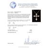 Image 3 : 0.71 ctw Diamond Cross Pendant With Chain - 14KT White Gold