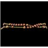 Image 3 : Pearl and Diamond Cross Necklace - 14KT Yellow Gold