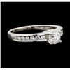 Image 1 : 0.70 ctw Diamond Ring - 14KT White Gold