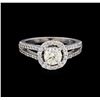 Image 2 : 1.18 ctw Diamond Ring - 14KT White Gold