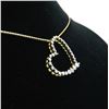 Image 8 : 0.50 ctw Diamond Pendant With Chain - 14KT Yellow Gold