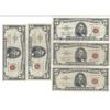 Image 1 : 1963 $5 Red Seal Bill Lot of 5