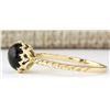 Image 2 : 1.50 CTW Natural Green Tourmaline Ring In 14k Yellow Gold