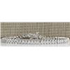 Image 1 : 4.20 CTW Natural Dimond Bracelet In 14k Solid White Gold