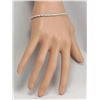 Image 3 : 4.20 CTW Natural Dimond Bracelet In 14k Solid White Gold