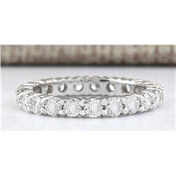 2.00 CTW Natural Diamond Ring In 14k White Gold