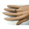 Image 4 : .40 CTW Natural Emerald Ring In 14k Yellow Gold
