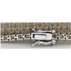 Image 2 : 3.55 CTW Natural Diamond Bracelet In 14K Solid White Gold