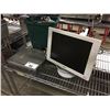 Image 1 : SHELF LOT WITH BIN OF COMPUTER COMPONENTS AND CAMERA SYSTEM