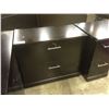 Image 1 : EBONY 2 DOOR LATERAL FILE CABINET