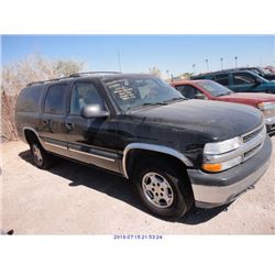 2001 - CHEVROLET SUBURBAN