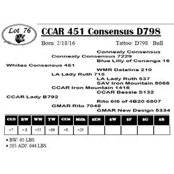 CCAR 451 Consensus D798