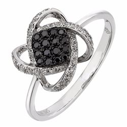 14KT White Gold Women's Diamond Ring -# 6367