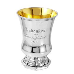 German Silver Wedding Anniversary 1852 Cup -# 1678