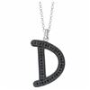 Image 1 : 14KT White Gold Diamond Pendant With Chain -# 5879