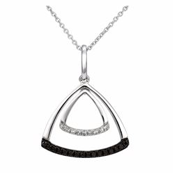 14KT White Gold Diamond Pendant With Chain -# 6269