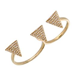 14KT Yellow Gold Women's Diamond Ring -# 8044-1