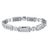 Image 1 : 18KT White Gold Diamond Bracelet -# 6458-1