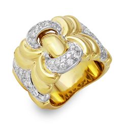 14KT Yellow Gold Diamond Ring -# 1883