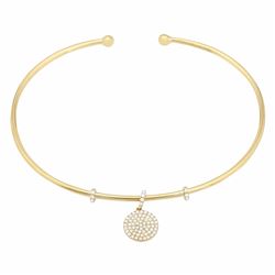 14KT Yellow Gold Diamond Bangle -# 7792-1