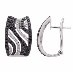 14KT  Gold Diamond Earrings -# 6259-1