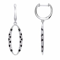 14KT  Gold Diamond Earrings -# 6251-1
