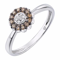 14KT White Gold Women's Diamond Ring -# 6167-1
