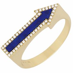 14KT Yellow Gold Gemstone Ring -# 8061