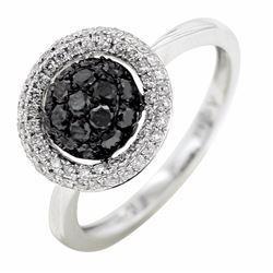 18k White Gold Women's Diamond Ring -# 6068-1