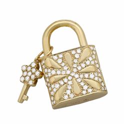 14KT Yellow Gold Diamond Pendant -# 7799-1
