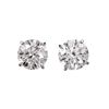 Image 1 : 14KT White Gold Diamond Stud Earrings -# 1713