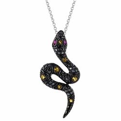 14KT  Gold Gemstone Pendant With Chain -# 6315-1