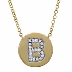 14KT Yellow Gold Diamond Necklace -# 7753-1