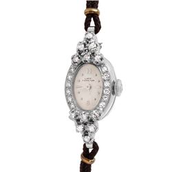 Hamilton Diamond 14KT White Gold Watch -# 640
