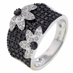14KT White Gold Women's Diamond Ring -# 5902