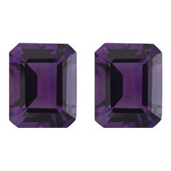 Natural Purple Amethyst Pair 10.01 Carats - VVS