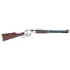 Image 1 : Henry H006S Big Boy Silver Lever 44 Remington Magnum 20" 10+1 American Walnut Stk Blued Barrel/Silve