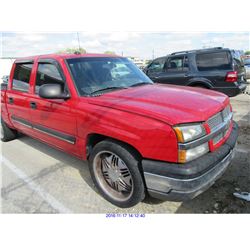 2004 - CHEVROLET SILVERADO 1500