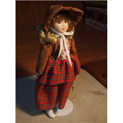 Isabel Doll (Plays Music) - Heritage Porcelain Doll - 1987