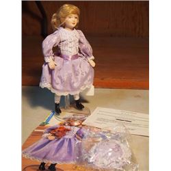 Goldilocks Doll (Story Book Collection) - Danbury Mint, U.S.A. - 1989