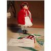 Image 1 : Little red Riding Hood Doll (Story Book Collection) - Danbury Mint, U.S.A. - 1997