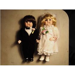 Bride & Groom Small Dolls – Heritage Dolls – 1988