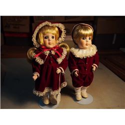 Girl & Boy Dolls – Heritage Dolls – 1988